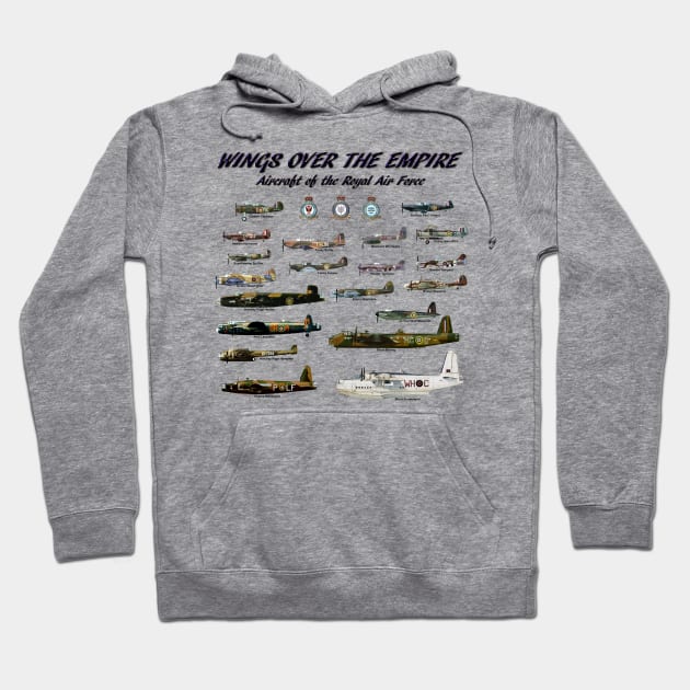 Wings over the Empire Hoodie by MilMerchant